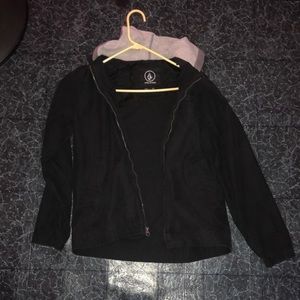 Small Black Volcom Jacket